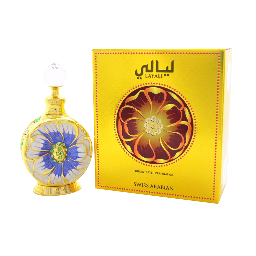 Layali Rouge Concentrated Perfume Oil 15 ml For Women By Swiss Arabian